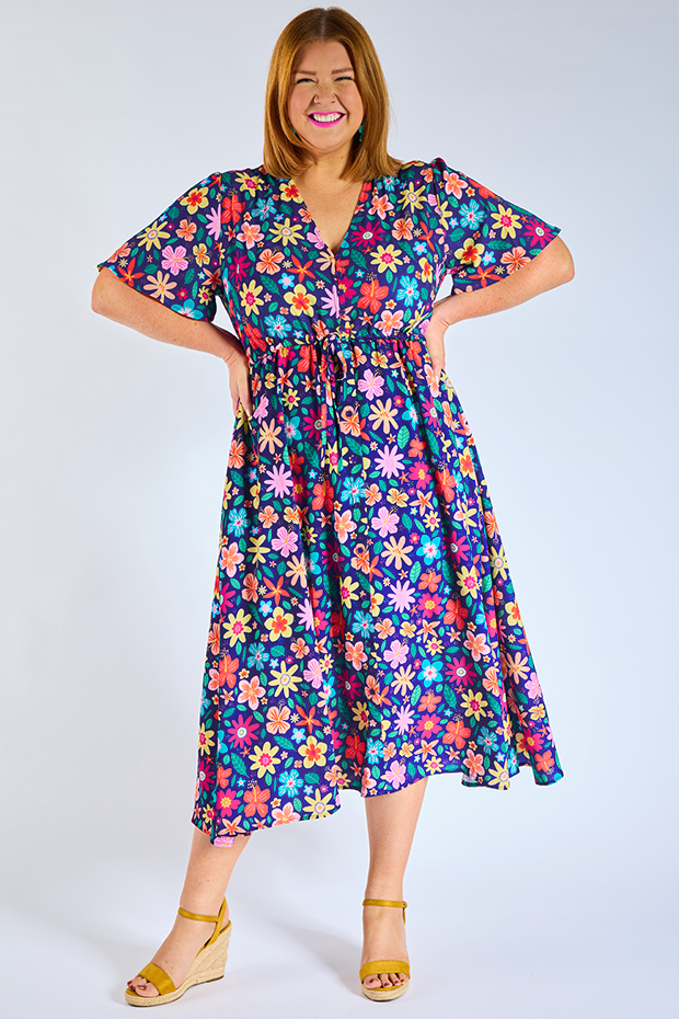 Marley Ashy Dress – Ashy midi dress