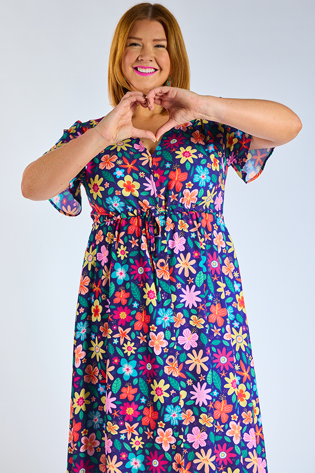 Marley Ashy Dress – Ashy midi dress