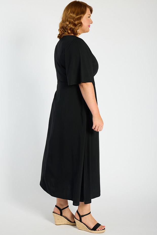 Annie Black Dress – Black maxi dress