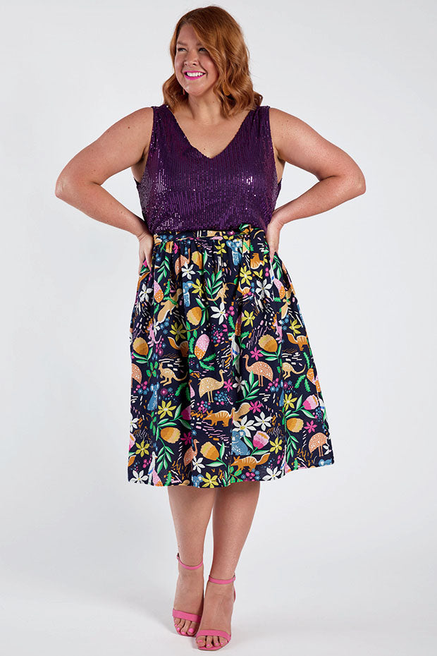 Alex Aussie Wild Skirt – Aussie Wild midi skirt
