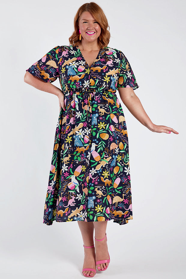 Mary Aussie Wild Dress โ Aussie Wild midi dress
