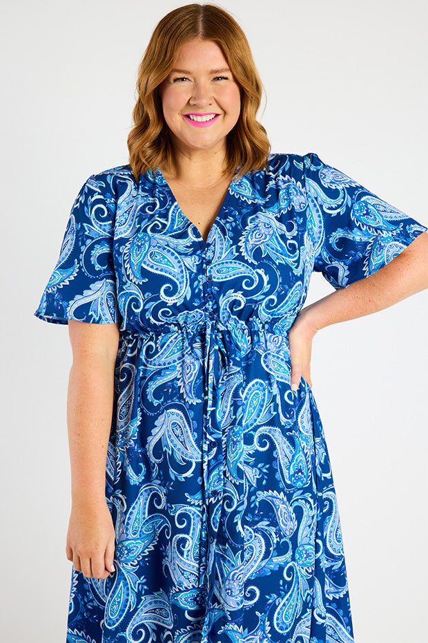 Marley Love Paisley Dress – Love Paisley midi dress