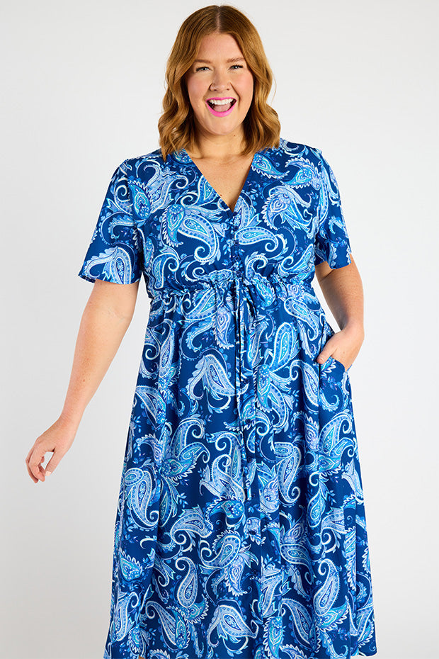 Marley Love Paisley Dress โ Love Paisley midi dress