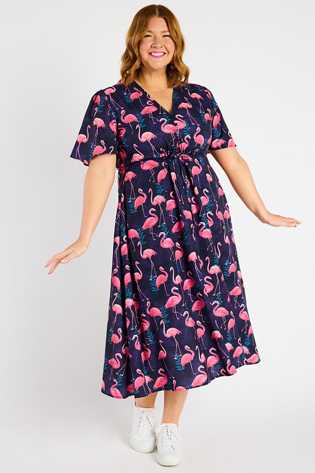 Marley OG Flamingo Dress – OG Flamingo midi dress