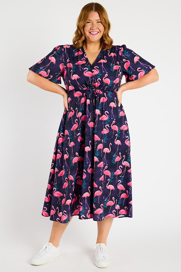 Marley OG Flamingo Dress – OG Flamingo midi dress