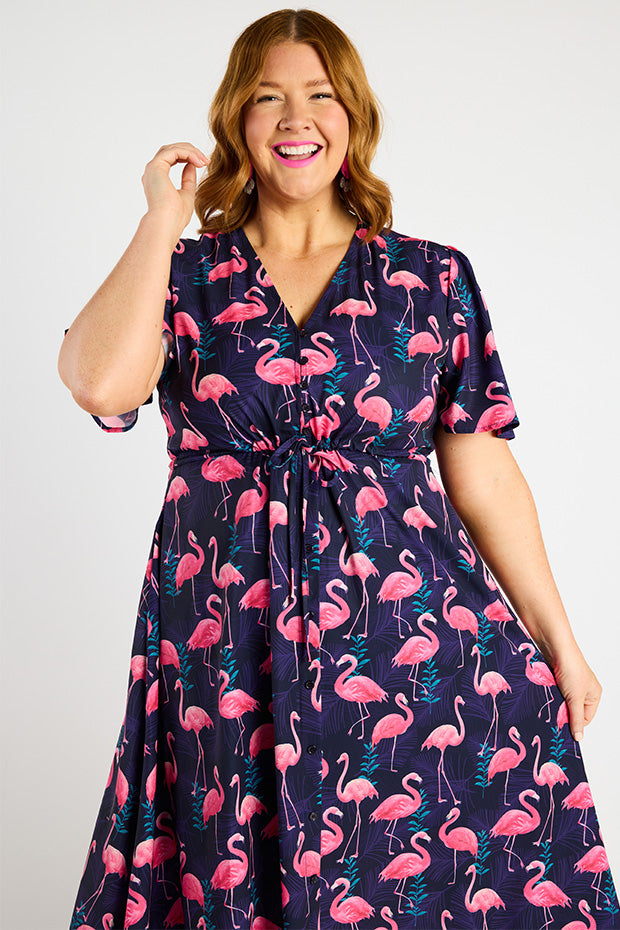 Marley OG Flamingo Dress – OG Flamingo midi dress