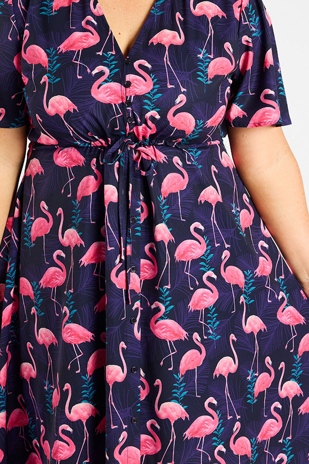 Marley OG Flamingo Dress – OG Flamingo midi dress