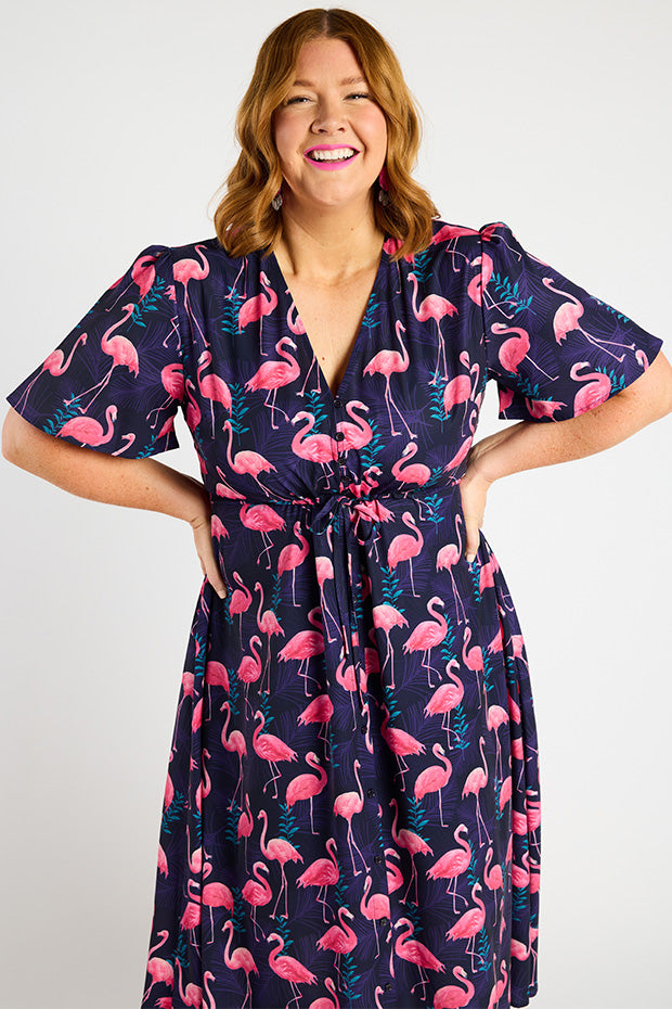 Marley OG Flamingo Dress – OG Flamingo midi dress