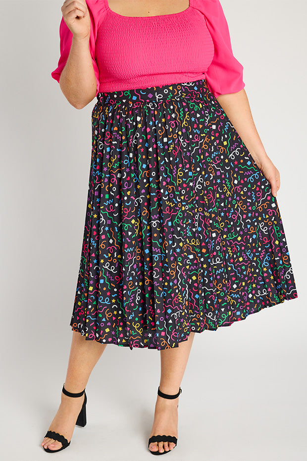 Kansas Happy Everything Skirt – Happy Everything midi skirt
