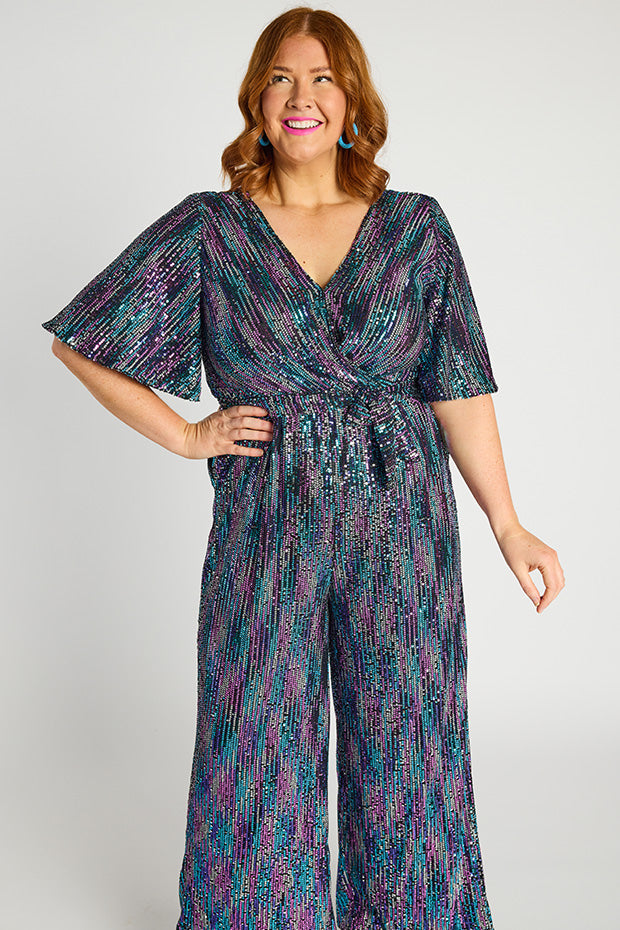 Skyla Unicorn Sequins Party Jumpsuit – Unicorn Sequins jumpsuit
