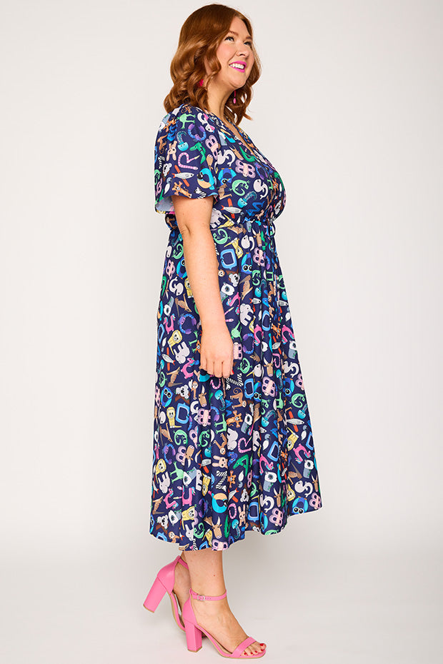 Marley Alpha Animals Dress โ Alpha Animals midi dress