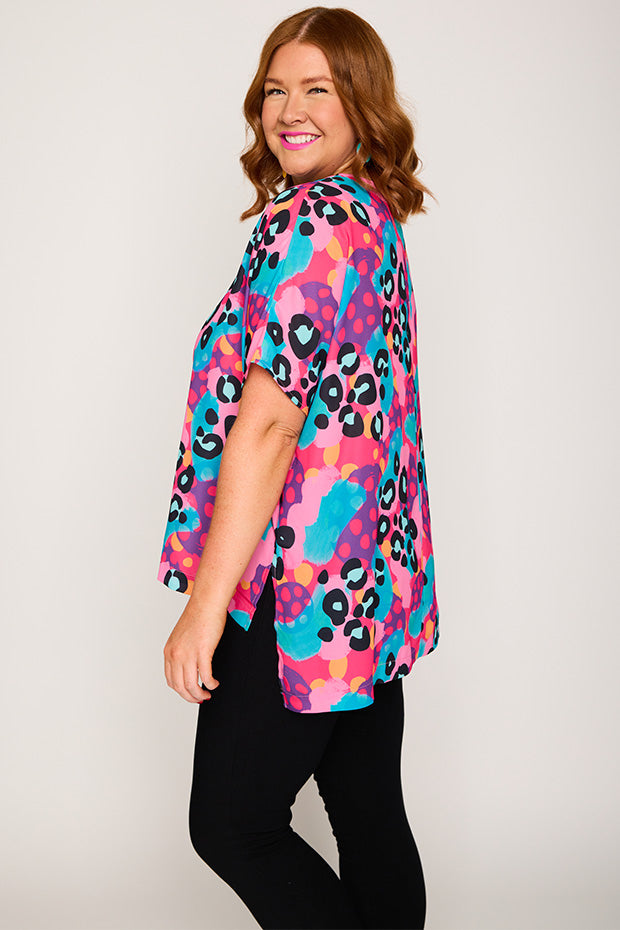 Serena Inky Leopard Top – Inky Leopard top