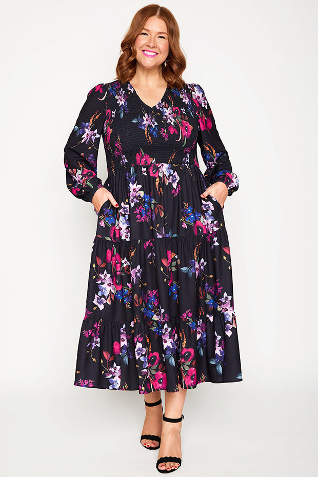 Stevie Night Flower Dress – Night Flower maxi dress