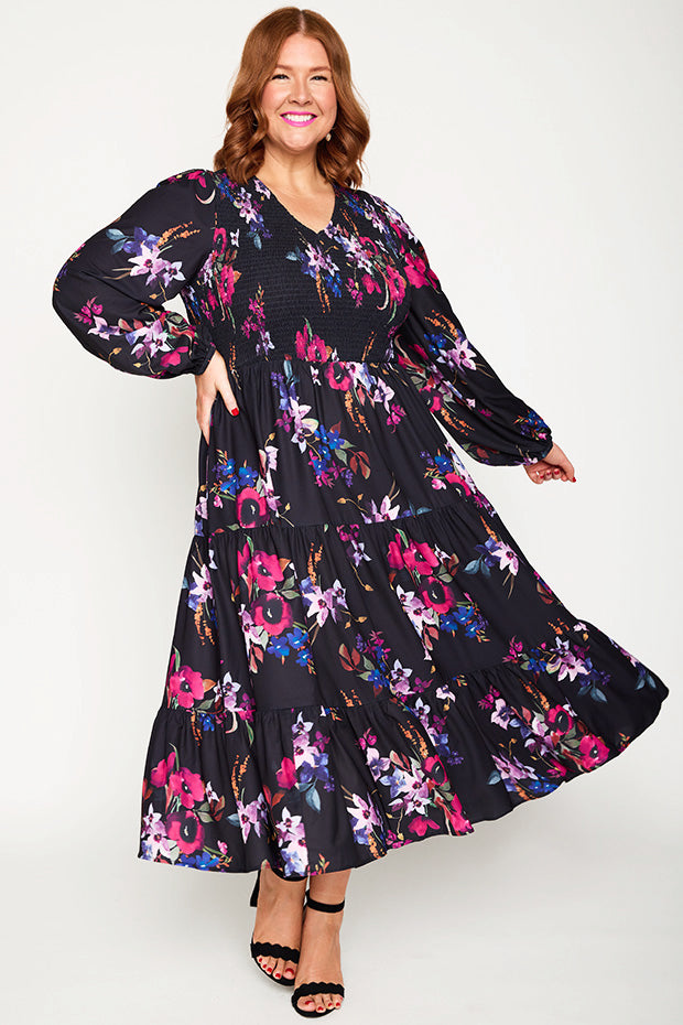 Stevie Night Flower Dress – Night Flower maxi dress