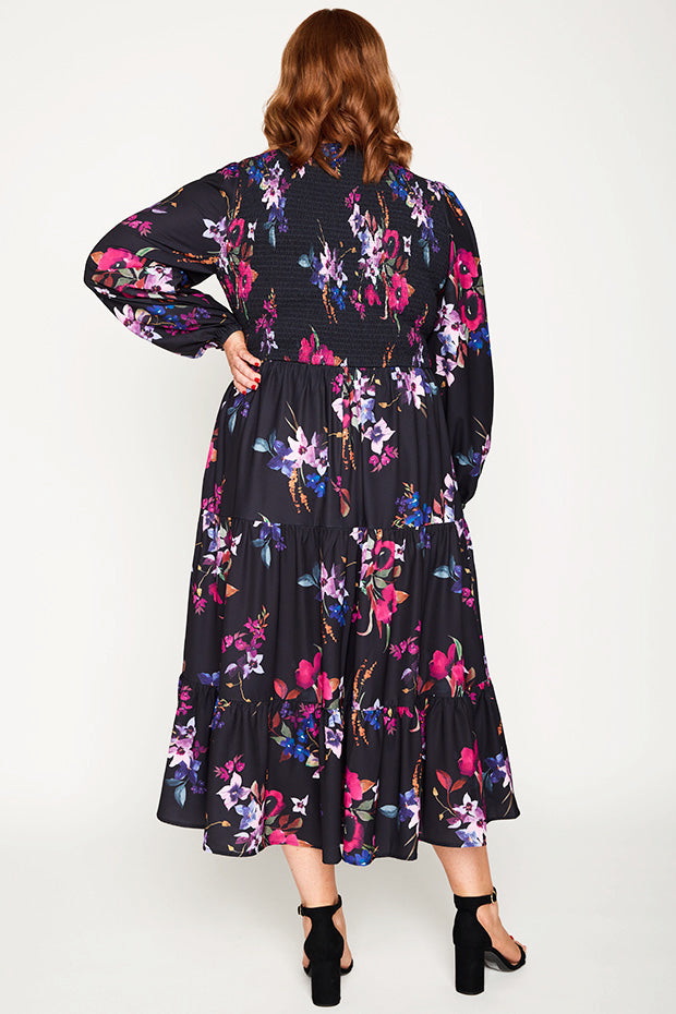 Stevie Night Flower Dress – Night Flower maxi dress