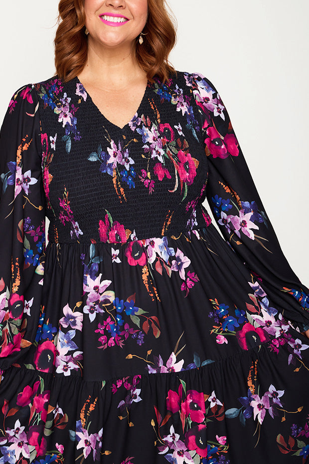 Stevie Night Flower Dress – Night Flower maxi dress