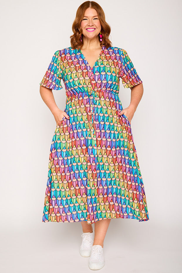 Marley Pencils Dress – Pencils midi dress