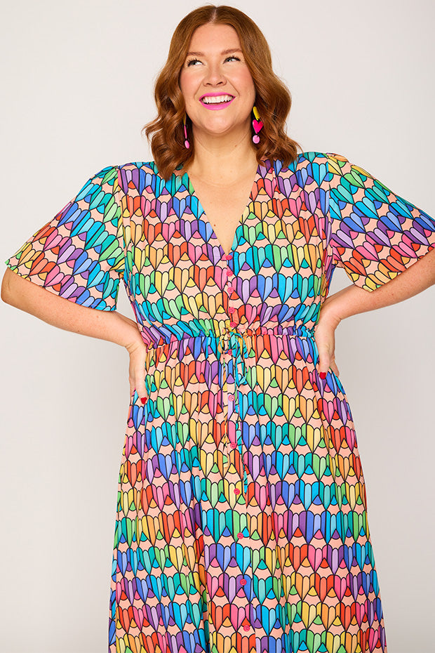 Marley Pencils Dress – Pencils midi dress