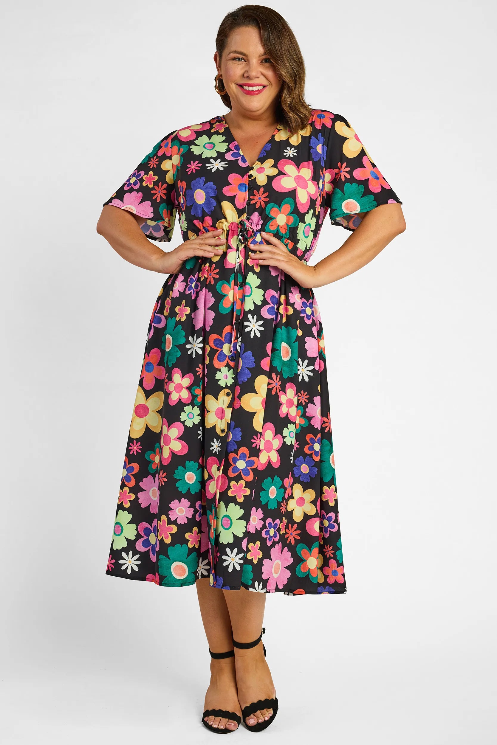 Marley Daisy Pop Dress – Daisy Pop midi dress