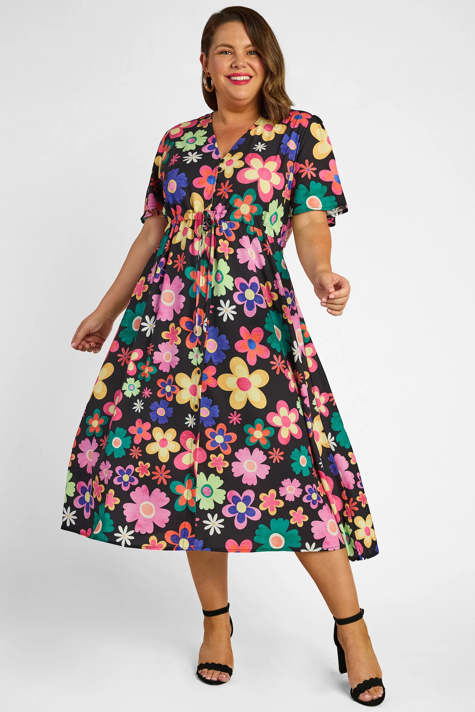 Marley Daisy Pop Dress – Daisy Pop midi dress