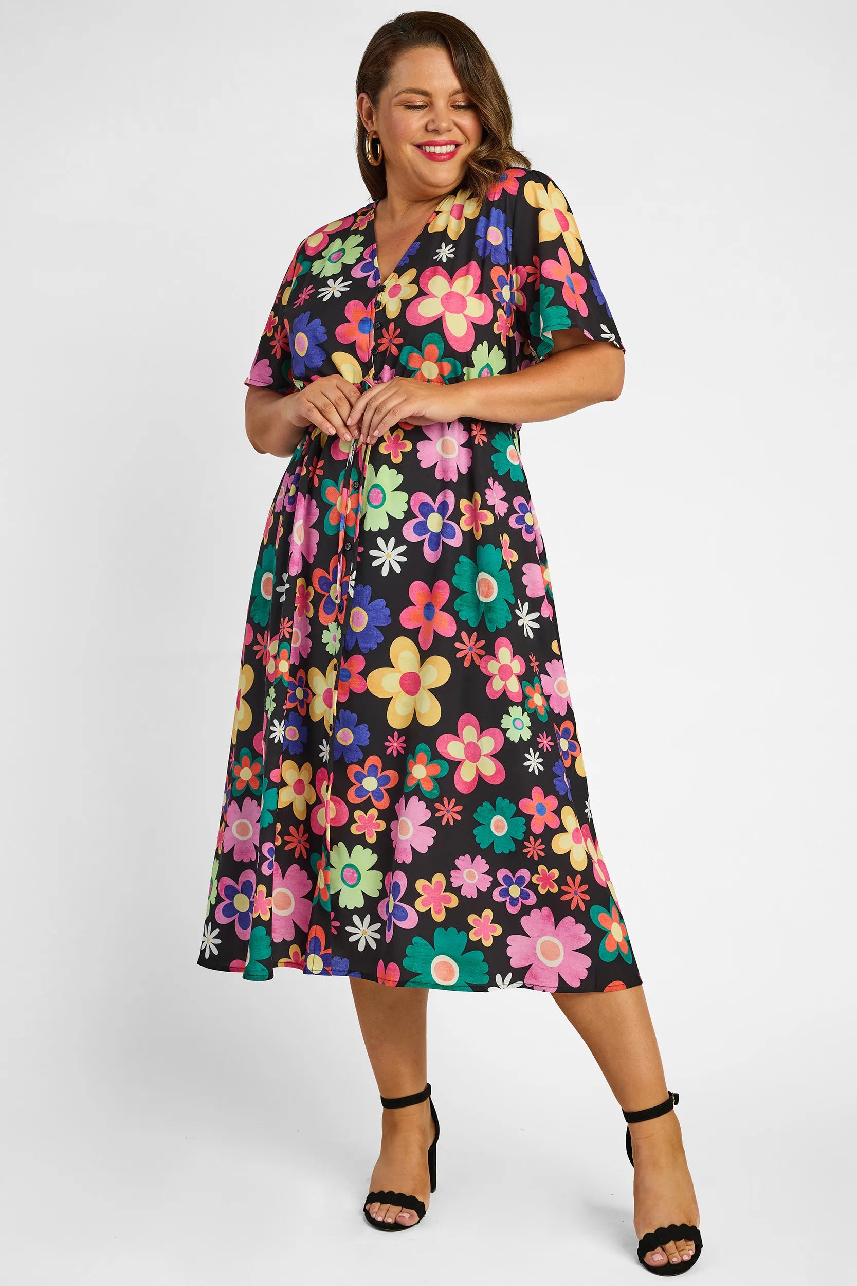 Marley Daisy Pop Dress – Daisy Pop midi dress