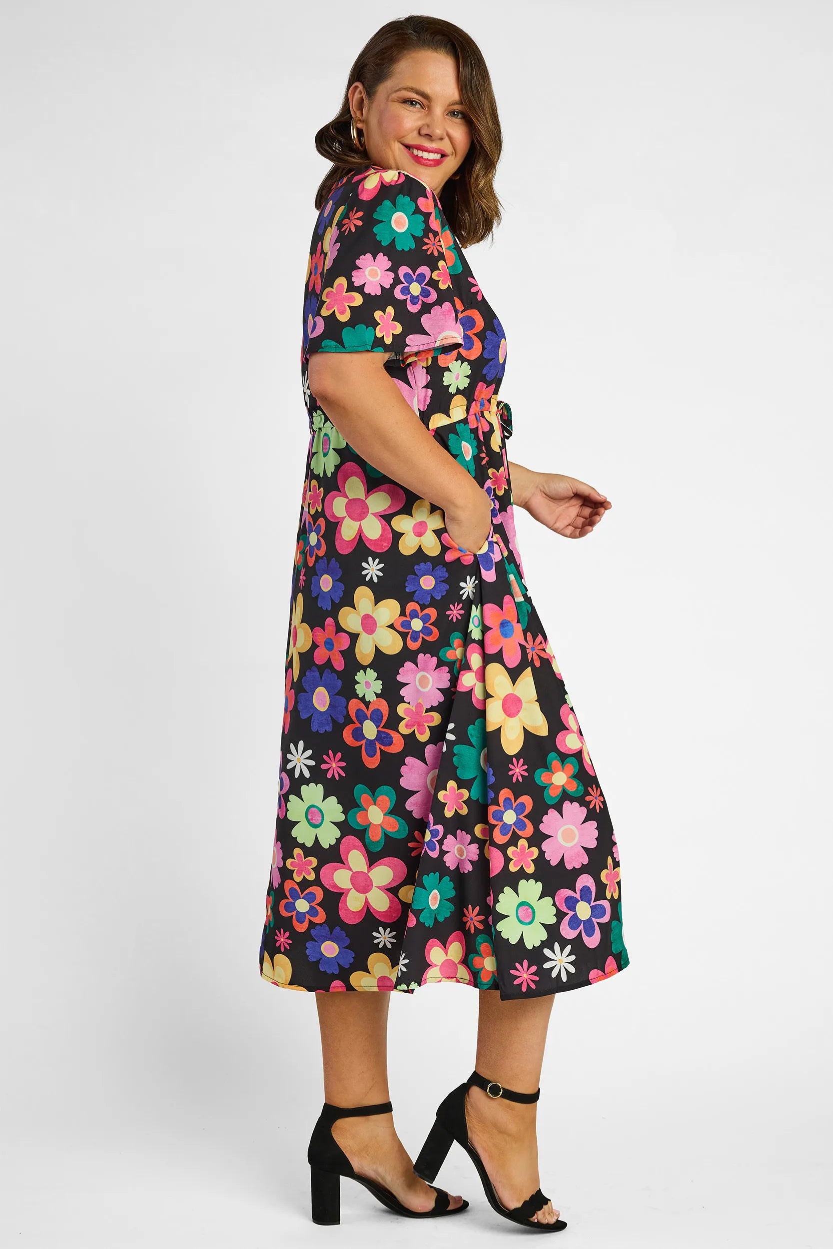 Marley Daisy Pop Dress – Daisy Pop midi dress
