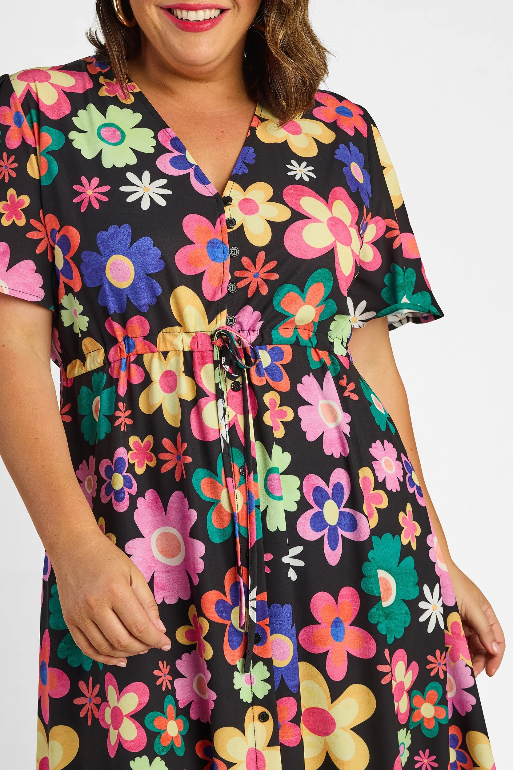 Marley Daisy Pop Dress – Daisy Pop midi dress