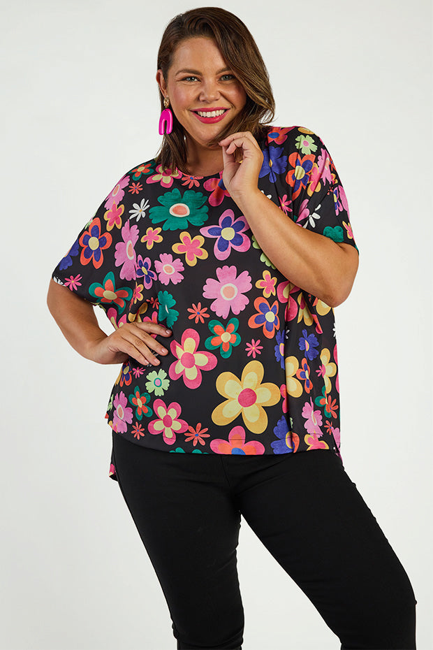 Serena Daisy Pop Top – Daisy Pop top