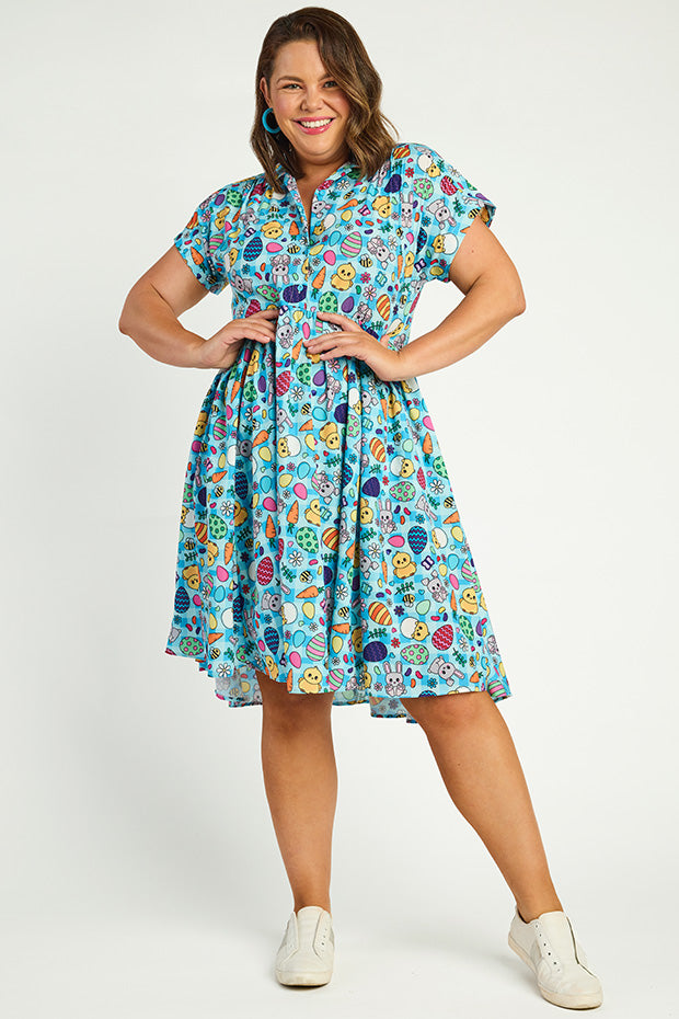 Frankie Easter Hunt Dress – Easter Hunt shirt dress