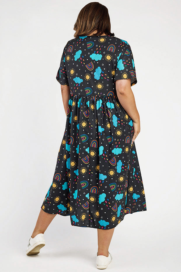 Superstar Happy Sun Dress – Happy Sun midi dress