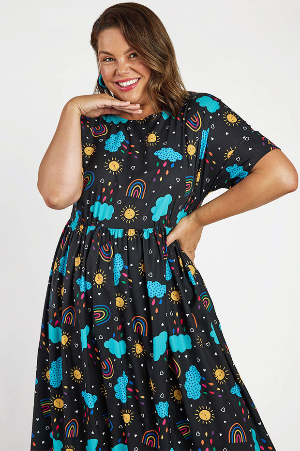 Superstar Happy Sun Dress – Happy Sun midi dress
