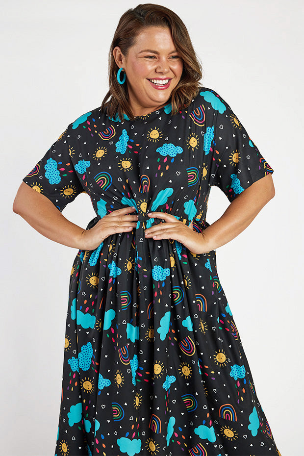 Superstar Happy Sun Dress – Happy Sun midi dress