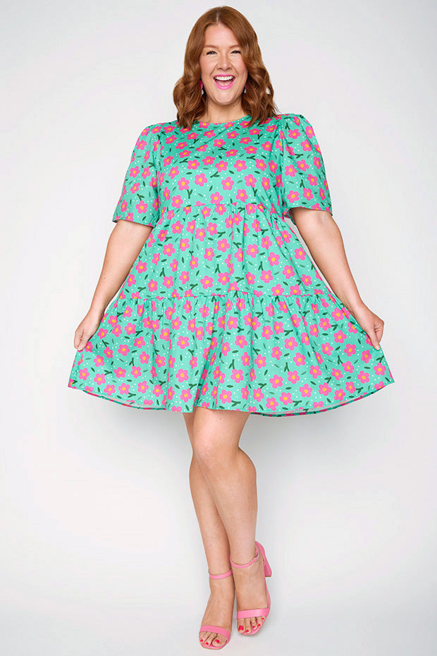 Isadora Pink Petal Dress – Pink Petal mini dress