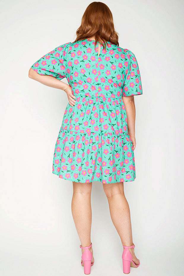 Isadora Pink Petal Dress – Pink Petal mini dress