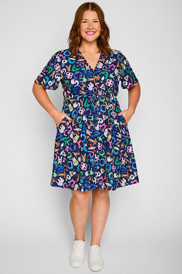 Siena Alpha Animals Dress โ Alpha Animals midi dress