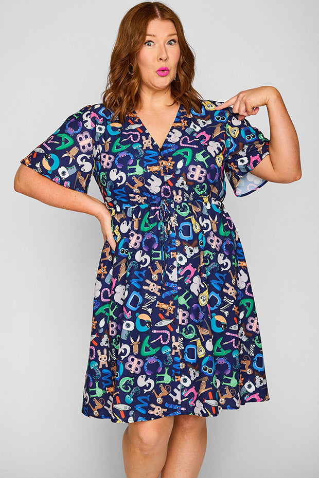 Siena Alpha Animals Dress โ Alpha Animals midi dress