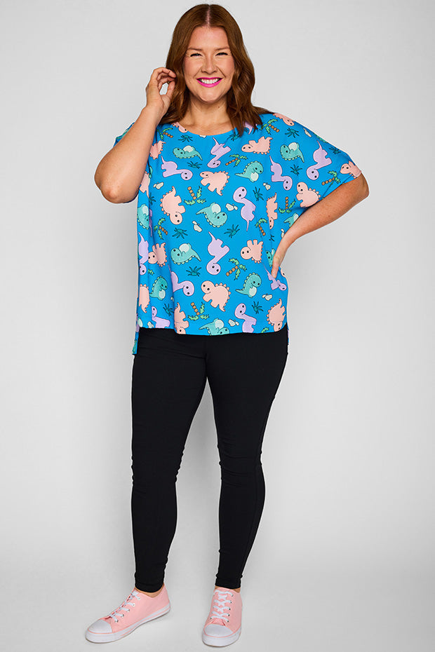 Serena Dino Print Top – Dino Print top