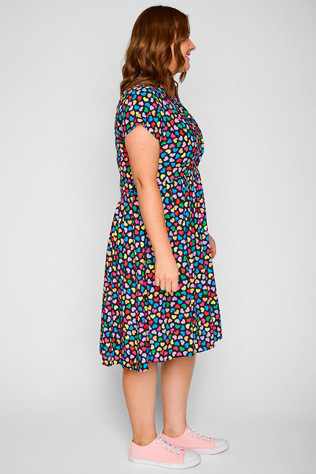 Frankie Love Candy Black Dress โ Love Candy Black shirt dress