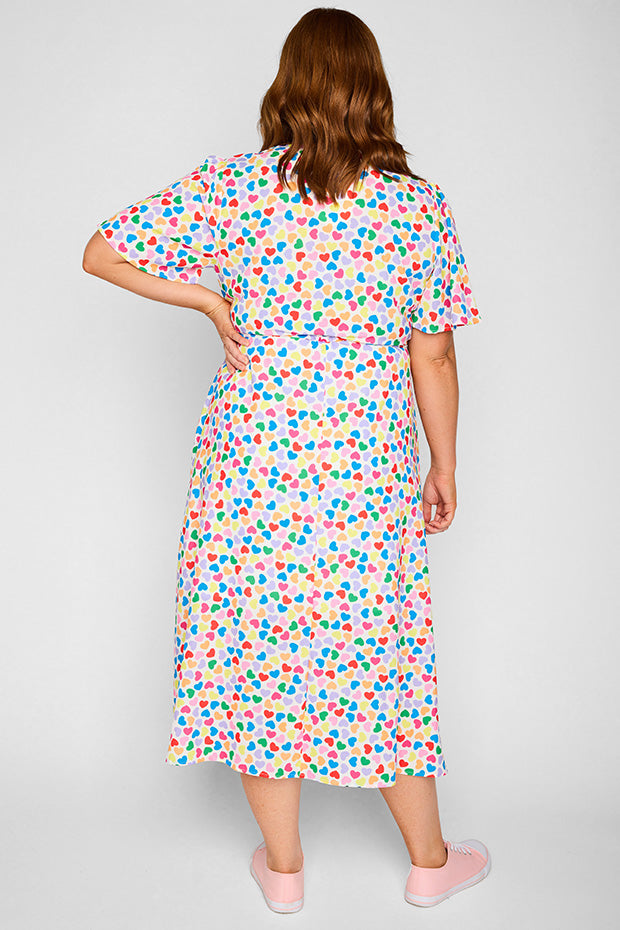 Marley Love Candy White Dress โ Love Candy midi dress