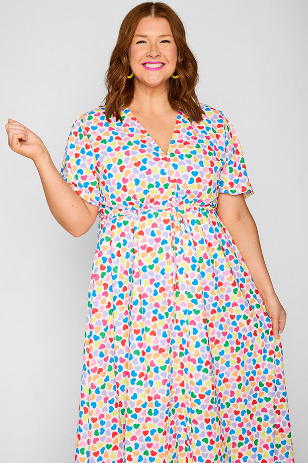 Marley Love Candy White Dress โ Love Candy midi dress