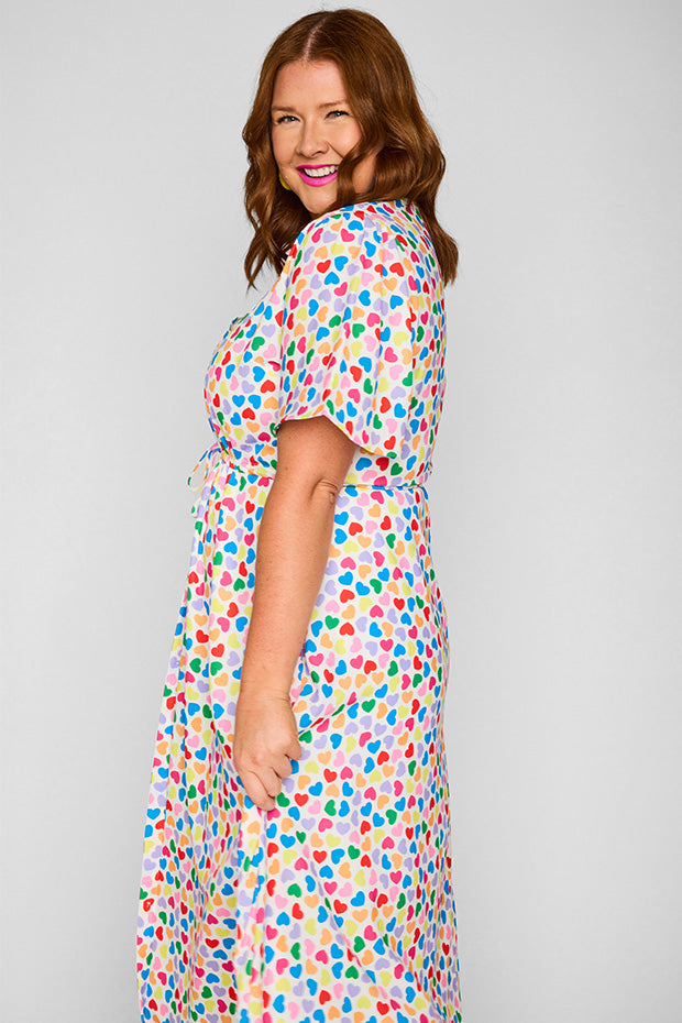 Marley Love Candy White Dress โ Love Candy midi dress