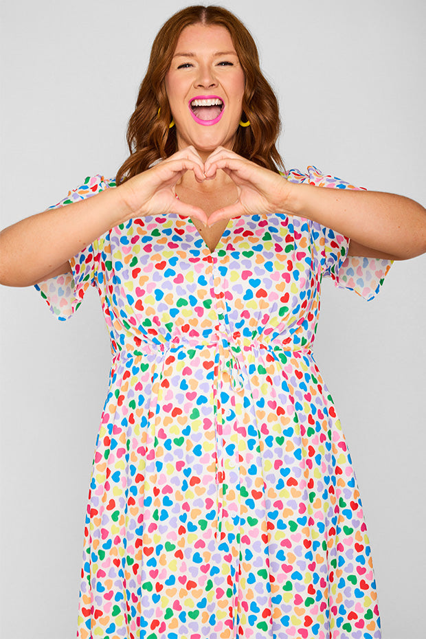Marley Love Candy White Dress – Love Candy midi dress