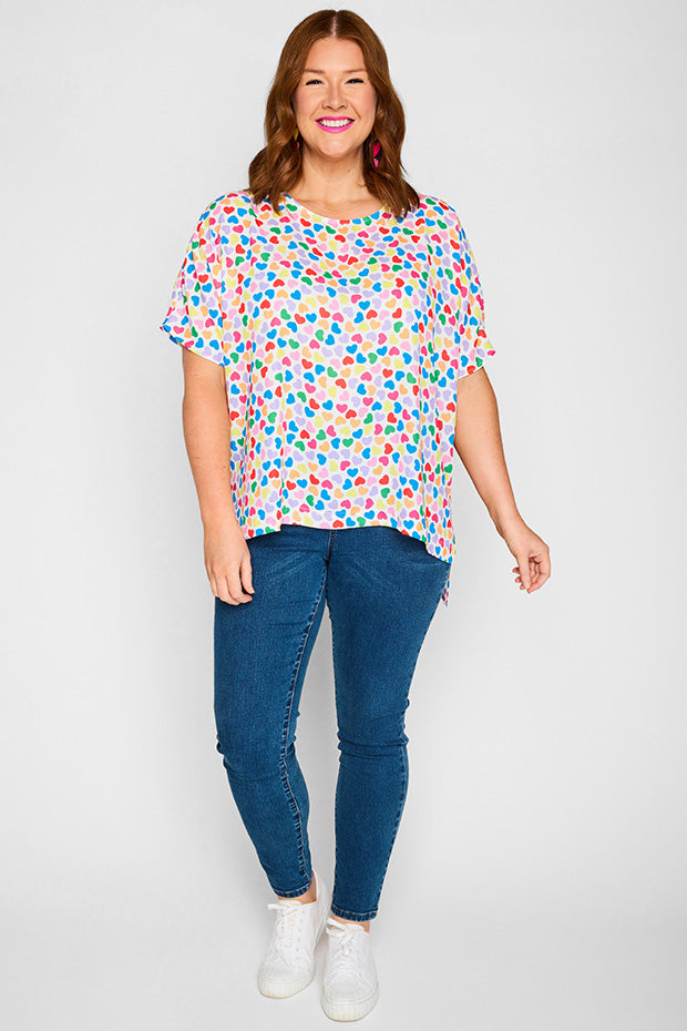 Serena Love Candy White Top – Love Candy White top