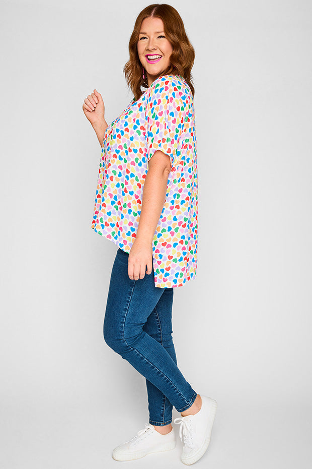 Serena Love Candy White Top โ Love Candy White top