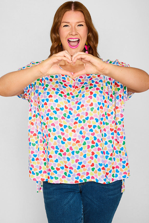 Serena Love Candy White Top โ Love Candy White top