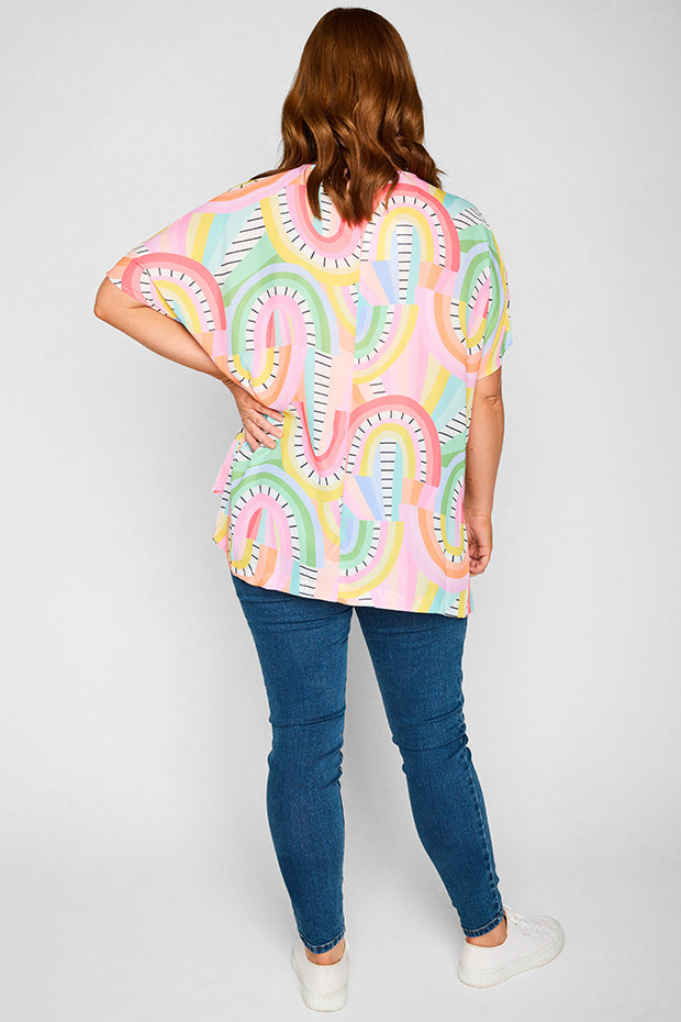 Serena Rainbow Vibing Top – Rainbow Vibing top