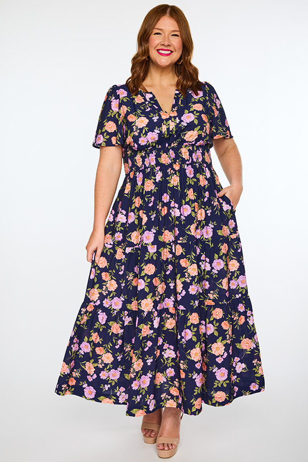 Phillipa Budding Romance Dress – Budding Romance midi dress