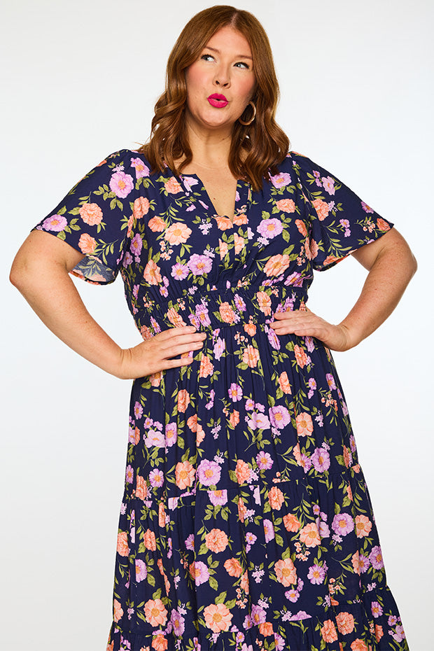 Phillipa Budding Romance Dress – Budding Romance midi dress