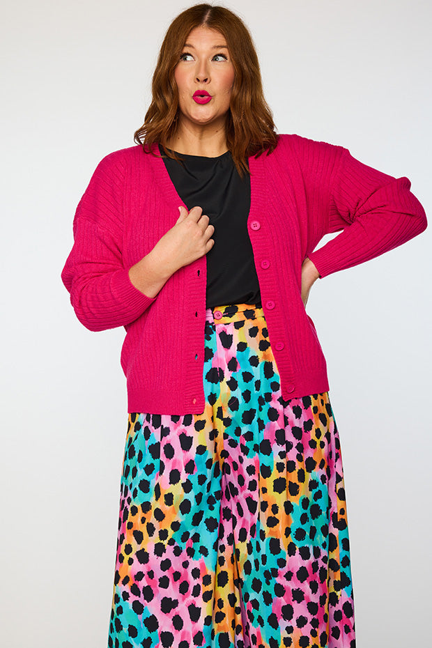Cinnamon Pink Cardi â Pink cardigan