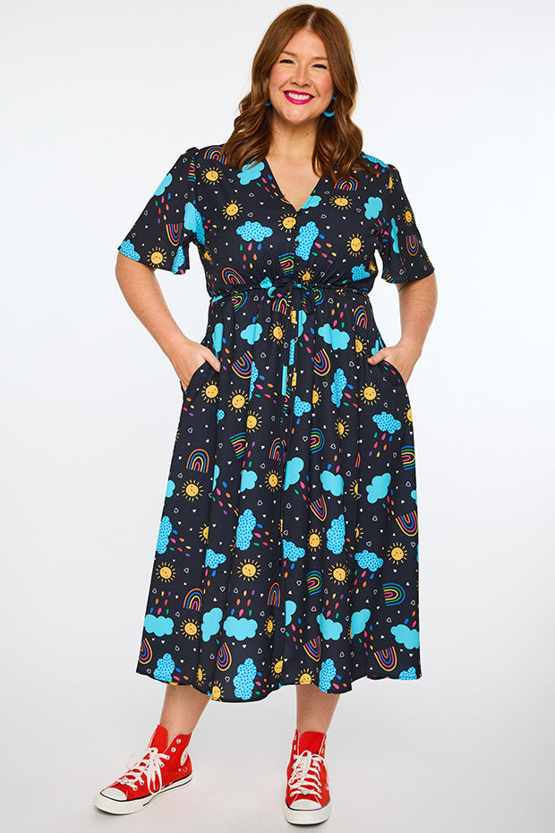 Marley Happy Sun Dress โ Happy Sun midi dress